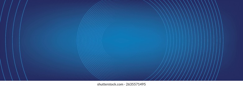 Bright blue dynamic abstract vector background with diagonal lines. 3d cover of business presentation banner for sale event night party. Fast moving soft circle wave line stripe decoration