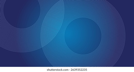 Bright blue dynamic abstract vector background with diagonal lines. 3d cover of business presentation banner for sale event night party. Fast moving soft circle wave line stripe decoration