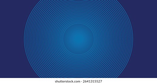 Bright blue dynamic abstract vector background with diagonal lines. 3d cover of business presentation banner for sale event night party. Fast moving soft circle wave line stripe decoration