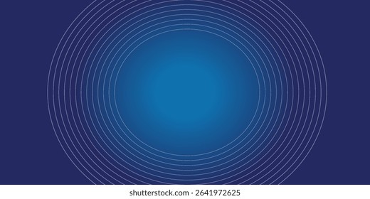 Bright blue dynamic abstract vector background with diagonal lines. 3d cover of business presentation banner for sale event night party. Fast moving soft circle wave line stripe decoration