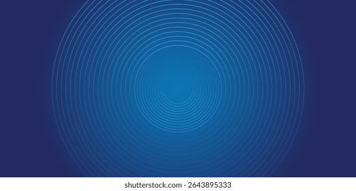 Bright blue dynamic abstract vector background with diagonal lines. 3d cover of business presentation banner for sale event night party. Fast moving soft circle wave line stripe decoration