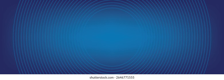 Bright blue dynamic abstract vector background with diagonal lines. 3d cover of business presentation banner for sale event night party. Fast moving soft circle wave line stripe decoration