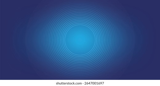Fundo de vetor abstrato dinâmico azul brilhante com linhas diagonais. 3d capa de negócios banner apresentação para festa à noite do evento de venda. Decoração de faixa de linha de onda circular suave de movimento rápido