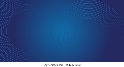 Bright blue dynamic abstract vector background with diagonal lines. Fast moving soft circle wave line stripe decoration concept simple sport texture modern good nice