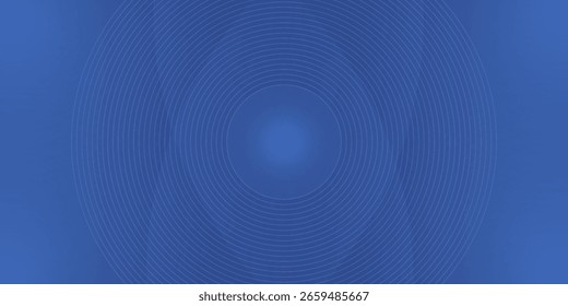Bright blue dynamic abstract vector background with diagonal lines. 3d cover of business presentation banner for sale event night party. Fast moving soft circle wave line stripe decoration