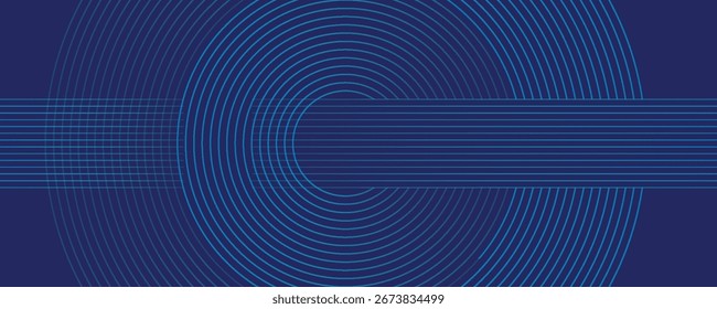 Bright blue dynamic abstract vector background with diagonal lines.