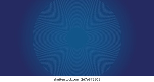 Fundo de vetor abstrato dinâmico azul brilhante com linhas diagonais. 3d capa de negócios banner apresentação para festa à noite do evento de venda. Decoração de faixa de linha de onda circular suave de movimento rápido