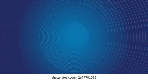 Bright blue dynamic abstract vector background with diagonal lines. 3d cover of business presentation banner for sale event night party. Fast moving soft circle wave line stripe decoration