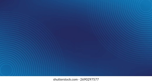 Fondo de Vector abstracto dinámico azul brillante con líneas diagonales. Cubierta 3D del Anuncio de presentación de negocios para la venta de eventos de fiesta nocturna. Decoración de rayas de línea de onda de círculo suave de movimiento rápido