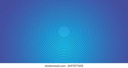 Fondo de Vector abstracto dinámico azul brillante con líneas diagonales. Cubierta 3D del Anuncio de presentación de negocios para la venta de eventos de fiesta nocturna. Decoración de rayas de línea de onda de círculo suave de movimiento rápido