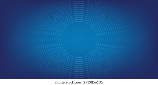 Bright blue dynamic abstract vector background with diagonal lines. 3d cover of business presentation banner for sale event night party. Fast moving soft circle wave line stripe decoration