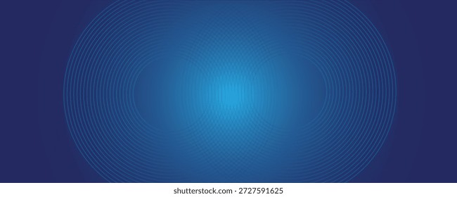 Fondo de Vector abstracto dinámico azul brillante con líneas diagonales. Cubierta 3D del Anuncio de presentación de negocios para la venta de eventos de fiesta nocturna. Decoración de rayas de línea de onda de círculo suave de movimiento rápido