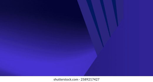 Bright  blue dynamic fluid abstract vector background. Curved wavy moves shapes. Gradient classic color. 3d cover of business presentation banner for sale event night party.