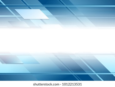 Hellblauer, geometrischer, abstrakter Hintergrund. Vektordesign