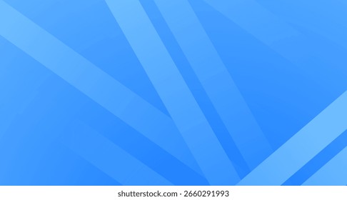 Fondo degradado azul brillante con Formas diagonales geométricas: perfecto para diseños de Vectores abstractos modernos, dinámicos y de estilo tecnológico.
