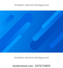 Bright blue gradient background with neon colored lines. Editable.