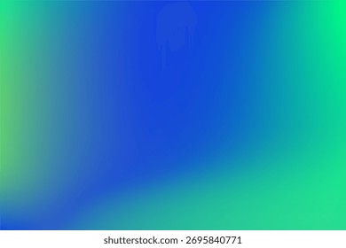 Fondo de degradado de malla Abstractas azul y verde brillante