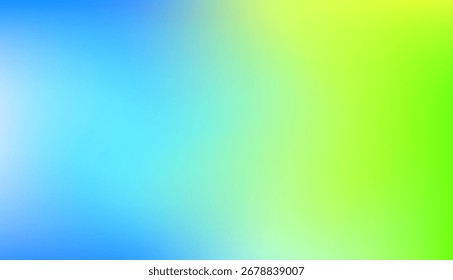 Fundo de gradiente azul e verde brilhante com tons frescos e vibrantes, perfeito para o design moderno abstrato.  