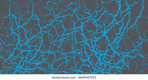 Bright blue interconnected patterns on a contrasting grey background creating a stunning abstract design. Ideal for technology, modern art, or design templates and symbolic representations.
