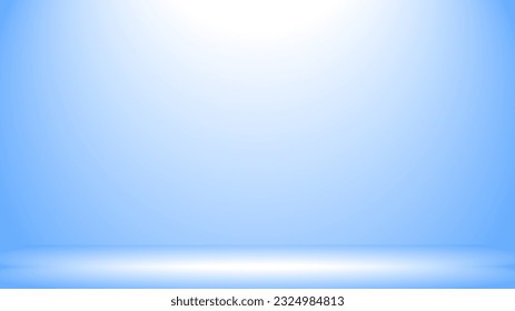 bright blue and light gradient on top design as background or wallpaper Studio 3d 