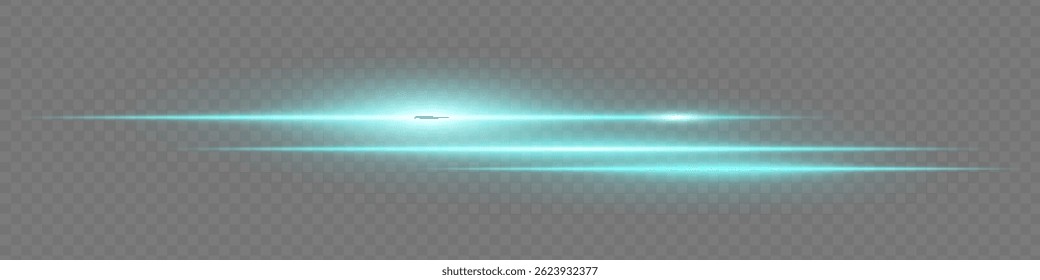 Bright blue light streaks with soft glow and transparency. Ideal for motion effects, futuristic transitions, fast movement highlights, light speed simulation and digital design elements.