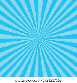 Hellblau und hellblau Sunburst Hintergrund abstrakt