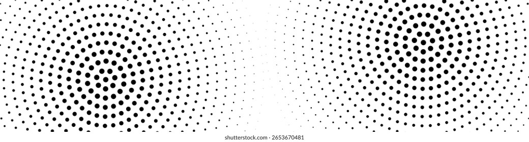Hellblaue minimale gepunktete Linien abstrakter Hintergrund. Geometrisches Konzept, Vektordesign