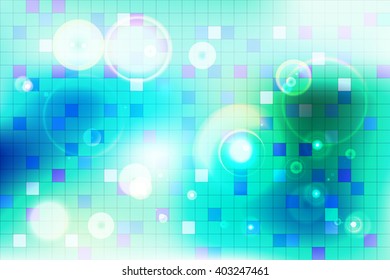 Bright blue mosaic color illustration. Vector. For design, presentation, wallpaper
