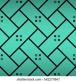 Bright blue ornamental seamless pattern in spiral style. Actual decor.