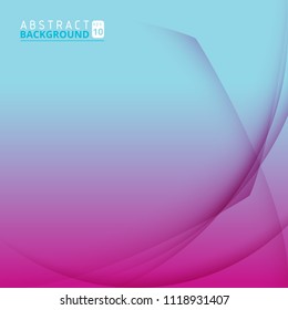 Bright Blue Pink Abstract Background modern vector illustration