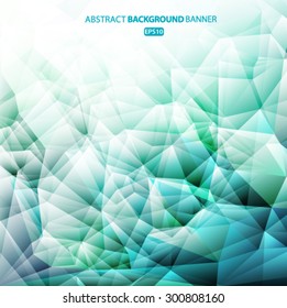 Bright blue polygon abstract background.Vector EPS 10 illustration.