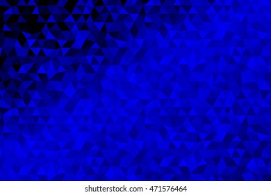 Bright blue polygon banner. Vector illustration. For the design of websites, presentations, business brochures.