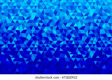 Bright blue polygon banner. Vector illustration. For the design of websites, presentations, business brochures.