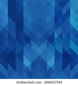 Bright Blue Polygonal Mosaic Background, Vector illustration, Creative Business Design Templates. Abstract Background for Design. Stock vector. EPS10.
