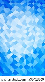 bright blue polygonal pattern. vector illustration. for the design, printing, business presentations