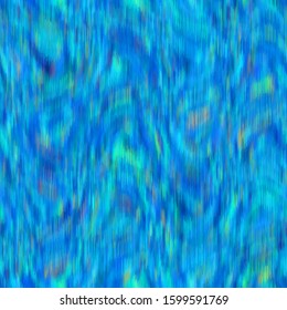 Bright Blue Psychedelic Animal Fur Seamless Repeat Vector Pattern Swatch. Artificial, unnatural, exotic, bright, happy, different. Expensive luxury design.