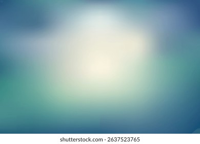 Bright blue smooth mesh gradient abstract background with light rays and soft blur backdrop