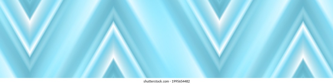Bright blue smooth triangles abstract tech geometric background. Vector illustration