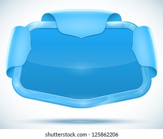 bright blue speech bubble