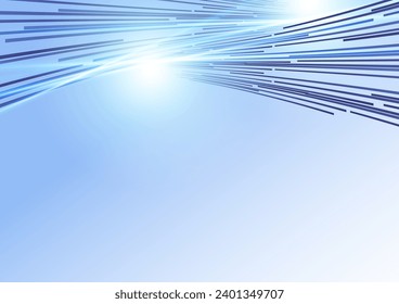 fondo de líneas de velocidad azul brillante