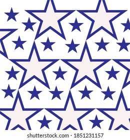 Bright BLUE vector cover with stars. abstract illustration in nature style. patterns for beautiful websites