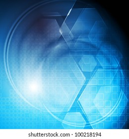 Bright blue vector design. Eps 10
