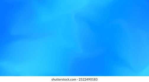 Bright Blue Watercolor Background. Abstract Business Wallpaper. Technology Backdrop. Vector Illustration