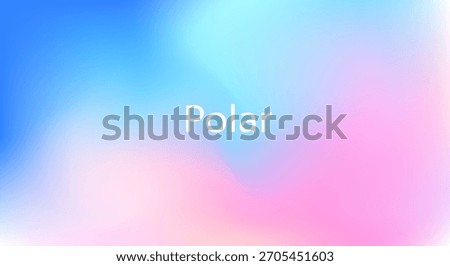 Bright blue, white, and pink gradient with a smooth blend creating a vibrant and uplifting abstract background.