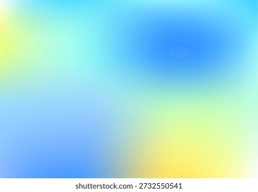 Bright blue yellow and green gradient background with smooth vibrant color transition, fresh abstract design ideal for banners, websites, posters, and modern visuals.