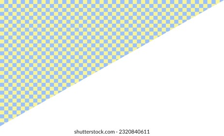 Bright Blue And Yellow Transparent Pattern Background With Copy space. Abstract. Vector Illustration