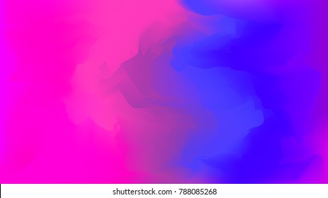 Bright blur blue and pink glitch gradient background. Contrast rose and purple sky texture for wallpaper, background, cover, surface