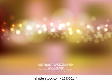 Bright blurred abstract background with circles. Vector EPS 10 illustration.