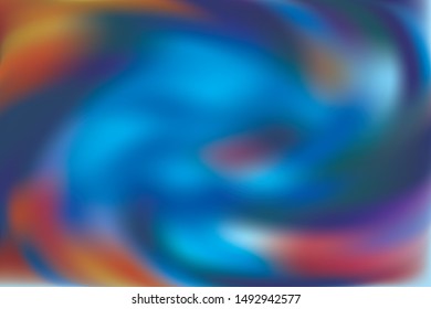 Bright blurred background. Abstract vector pattern of Northern lights. Scalable vector graphics