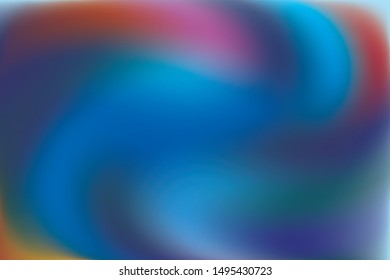 Bright blurred background. Abstract vector pattern of Northern lights. Scalable vector graphics